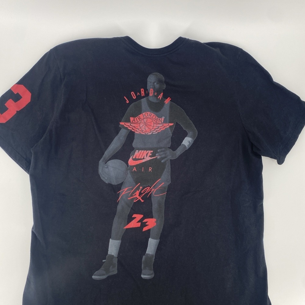 Nike Air Jordan Jumpman  Full Back Graphic T shirt Iconic Michael #23 Men's XL
